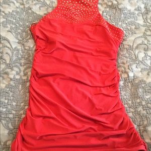 Cache dress red xs shirt